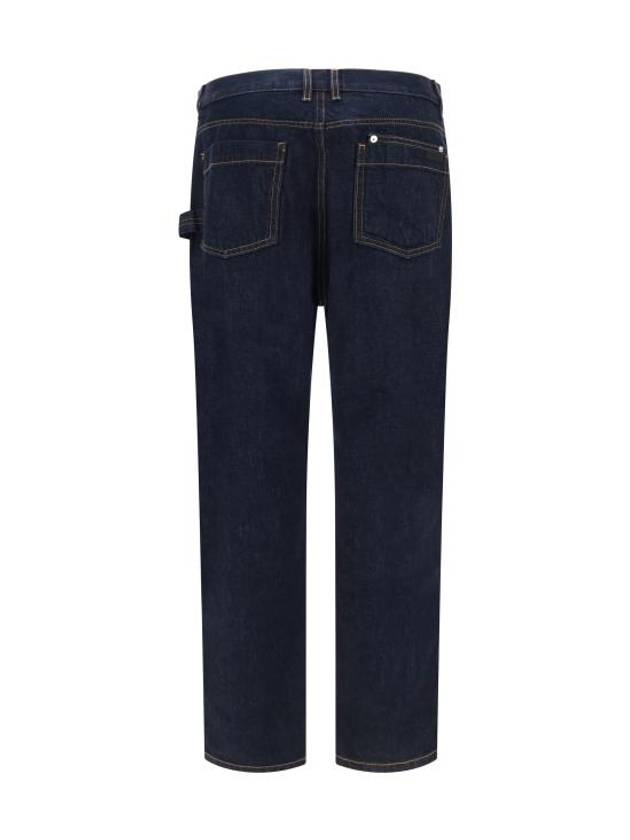 Stitch Indigo Cotton Denim Jeans Black - HELMUT LANG - BALAAN 3