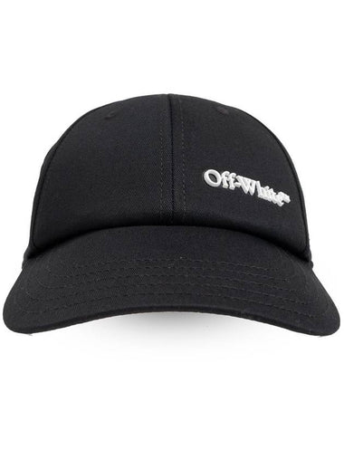 OFF-WHITE LOGO BASEBALL CAP - OFF WHITE - BALAAN 1