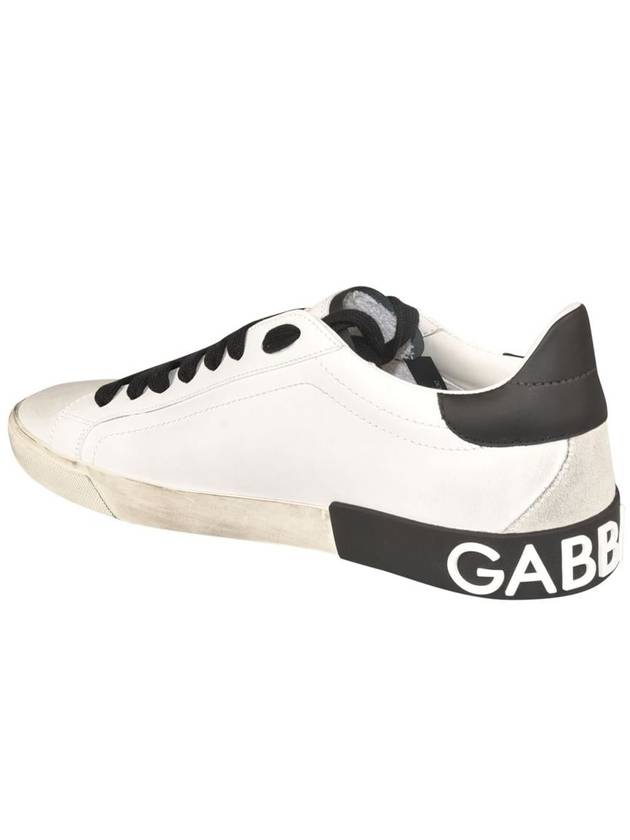 Portofino Vintage Sneakers White Black - DOLCE&GABBANA - BALAAN 6