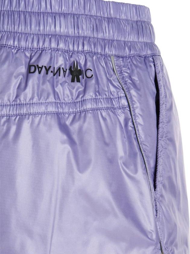 Women's Ripstop Nylon Shorts Purple - MONCLER - BALAAN 5