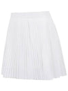 Golfwomen's Nylon Pleated Skirt White - G/FORE - BALAAN 3