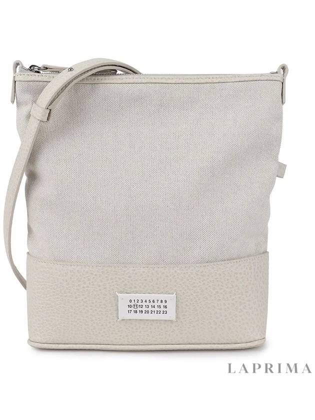 Small 5AC Hobo Cross Bag Light Grey - MAISON MARGIELA - BALAAN 9