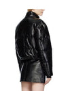 Vinyl Padding Jacket Black - COURREGES - BALAAN 5