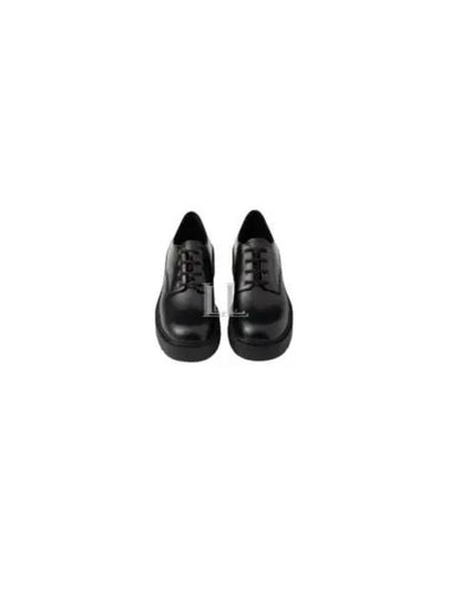 Brushed Leather Derby Black - PRADA - BALAAN 2