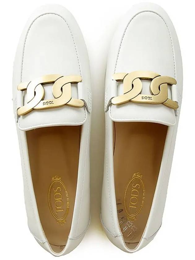 Kate Leather Loafers White - TOD'S - BALAAN 5