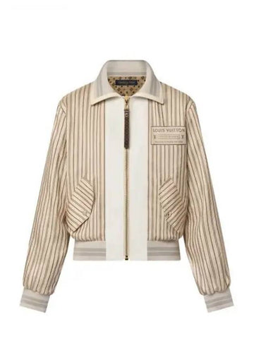 Reversible Neverfull Striped Bomber Jacket 1AGBTO - LOUIS VUITTON - BALAAN 1