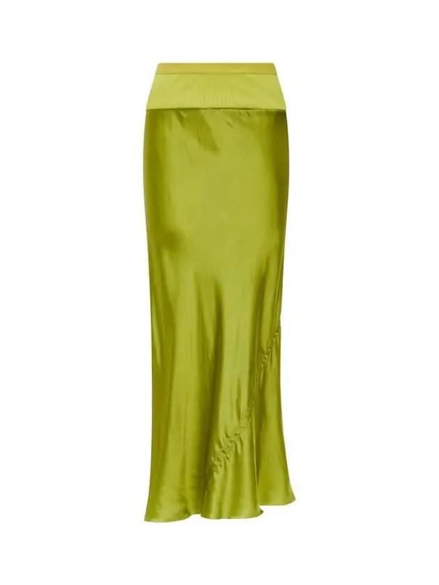 WOMEN Rayon Aline bias skirt green 271723 - RICK OWENS - BALAAN 1