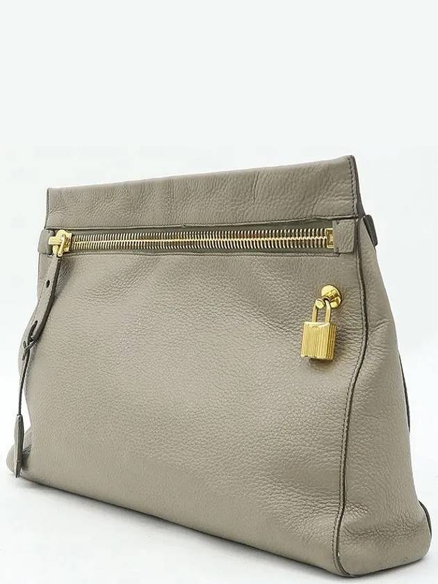 beige clutch bag - TOM FORD - BALAAN 3