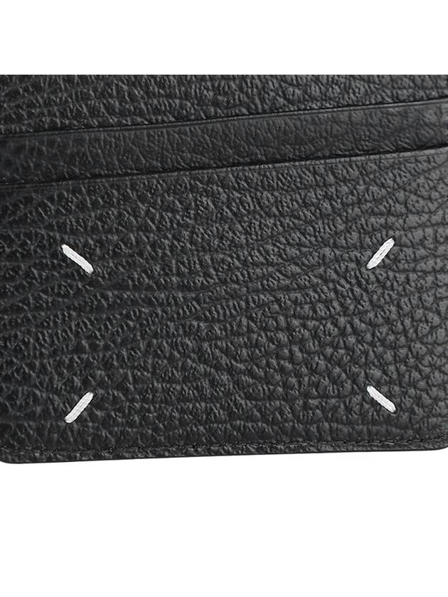 Four Stitch Card Wallet Black - MAISON MARGIELA - BALAAN 5