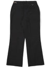 Semi bootcut pants BLACK WOMAN - MALBON GOLF - BALAAN 2