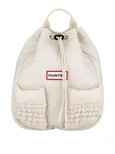 Smoked Puffer Backpack White UBB3706KBMWHW - HUNTER - BALAAN 1