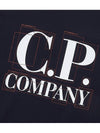 Graphic Logo Print Short Sleeve T-Shirt Navy - CP COMPANY - BALAAN 7