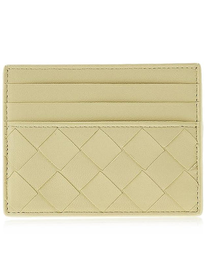 Intrecciato Leather Card Wallet Beige - BOTTEGA VENETA - BALAAN 2