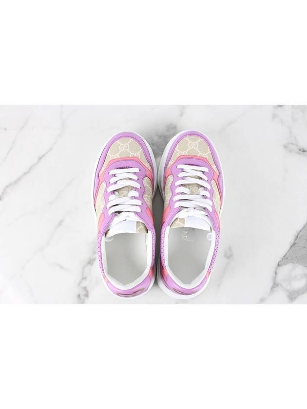 GG emboss sneakers purple 36 5 235 - GUCCI - BALAAN 7