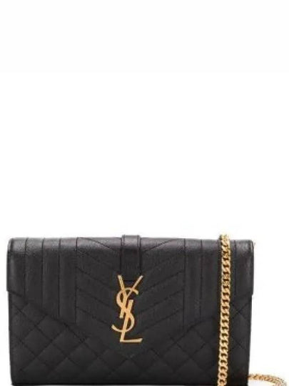 Cassandre Monogram Chain Cross Bag Black - SAINT LAURENT - BALAAN 2