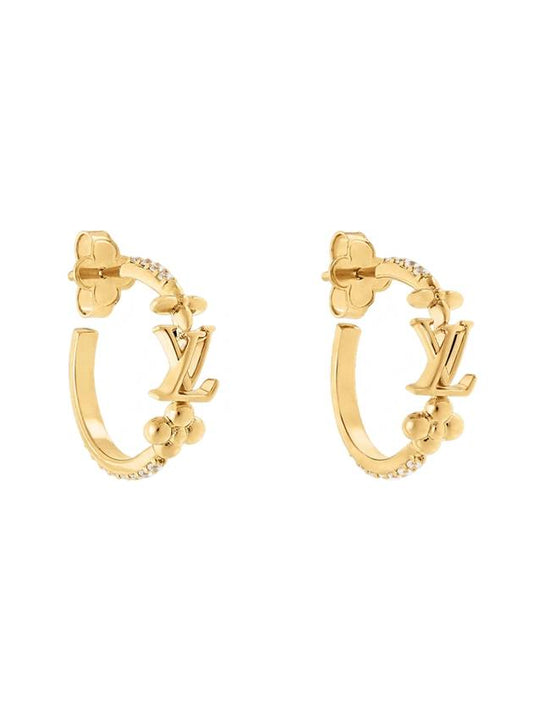 LV Iconic Earrings Gold - LOUIS VUITTON - BALAAN 1