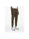 CP Company Brushed and Emerized Diagonal Fleece Cargo Sweatpants 17CMSP062B 006372R 359 - CP COMPANY - BALAAN 2