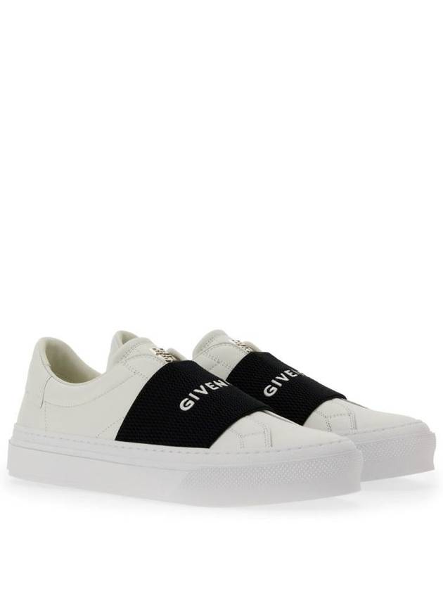 City Banding Logo Low Top Sneakers White - GIVENCHY - BALAAN 3