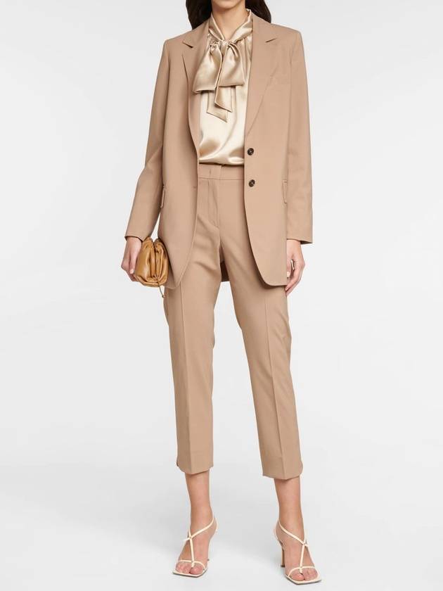 Women's Anta Single Breasted Jacket Camel - MAX MARA - BALAAN 4