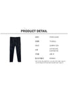 Wappen Patch Slim Fit Straight Pants Black - STONE ISLAND - BALAAN 6