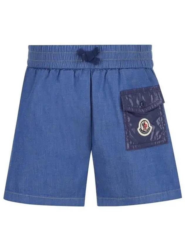 Moncler Baby Logo Pocket Bermuda - MONCLER - BALAAN 1