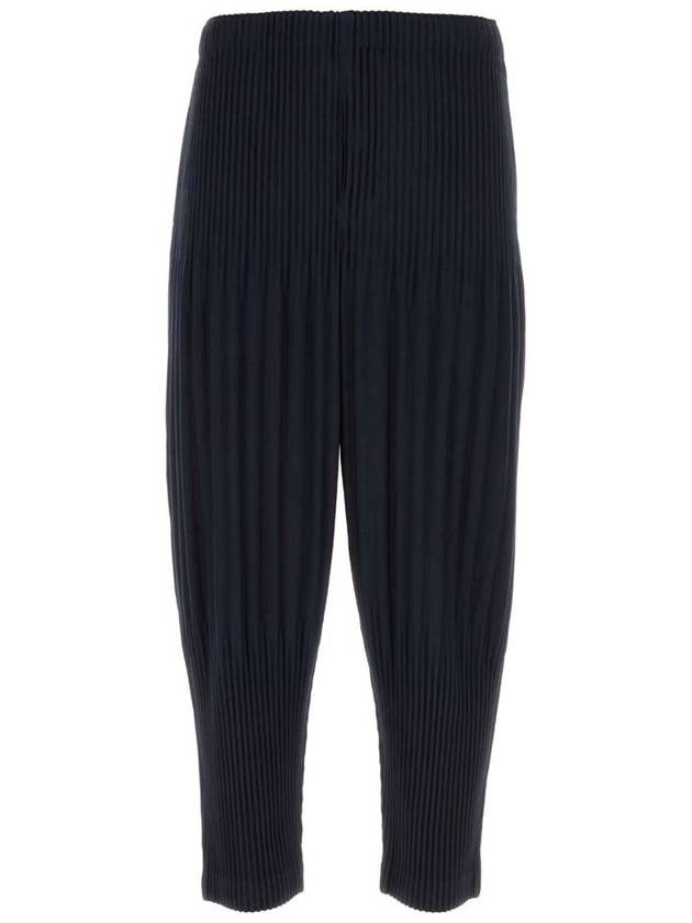 Pleated Basic Tapered Straight Pants Navy - ISSEY MIYAKE - BALAAN 2