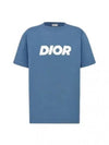 Christian short sleeve t-shirt 483J696D0847C580 BLUE - DIOR - BALAAN 2