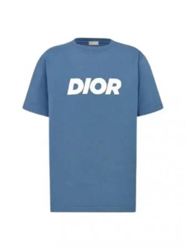 Christian short sleeve t-shirt 483J696D0847C580 BLUE - DIOR - BALAAN 2