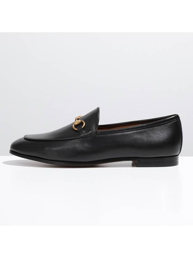 Women's Jordaan Horsebit Leather Loafers Black - GUCCI - BALAAN 5