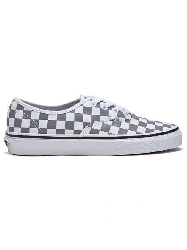 Authentic Checkerboard Low Top Sneakers Grey - VANS - BALAAN 1