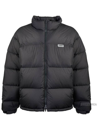 Logo Patch Puffer Down Padding Black - VETEMENTS - BALAAN 2