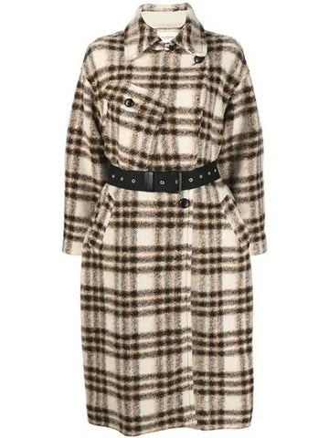 Laurie Coat Ecru MA1221 23EC - ISABEL MARANT - BALAAN 1