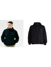 Golf Hooded Double Pocket Anorak Jumper Black - HENRY STUART - BALAAN 3