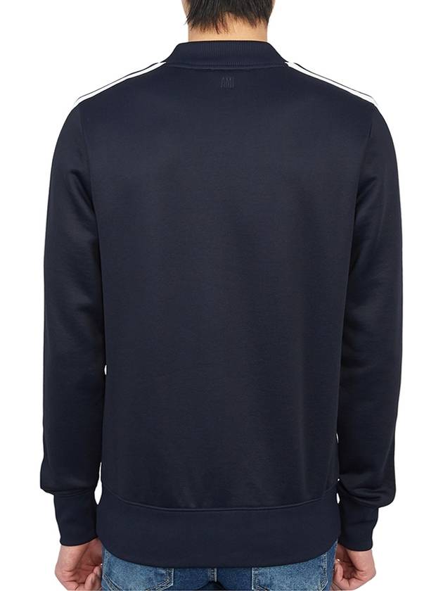 Track Crew Sweatshirt Nautic Blue - AMI - BALAAN 6