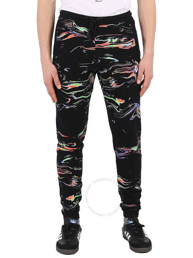 Marcelo Burlon Men's Multicolor Printed Sweatpants, Size X-Small - MARCELO BURLON - BALAAN 1