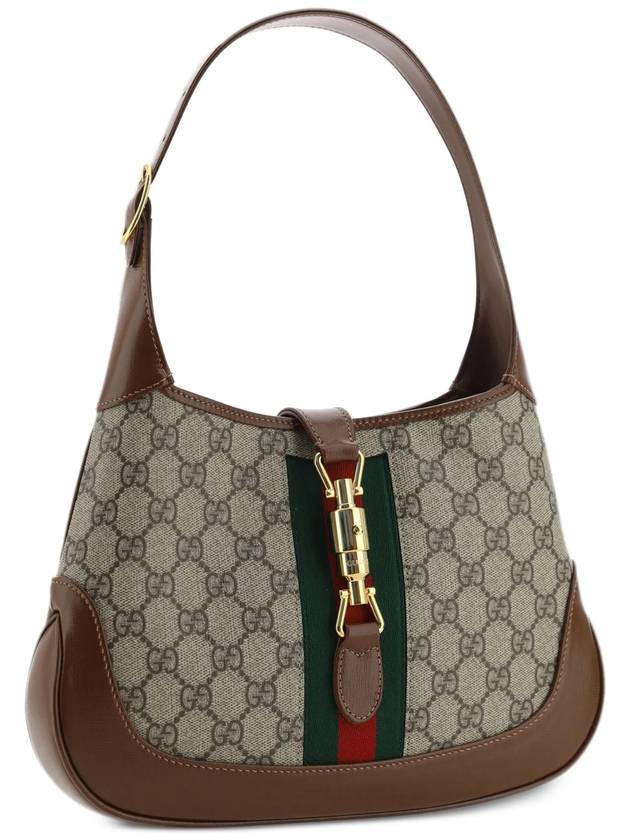 Jackie 1961 GG Supreme Small Shoulder Bag Brown - GUCCI - BALAAN 4