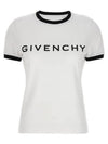 Archetype Slim Fit Cotton Short Sleeve T-Shirt White - GIVENCHY - BALAAN 1