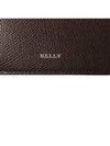 Men’s 3 Stripe Half Wallet Brown - BALLY - BALAAN 9