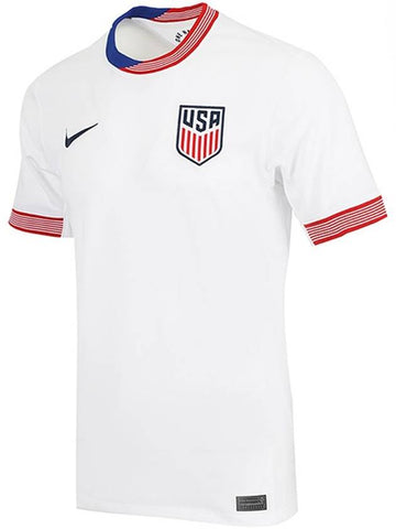 Usa 2024 Stadium Home Jersey Replica Short Sleeve T-Shirt White - NIKE - BALAAN 1