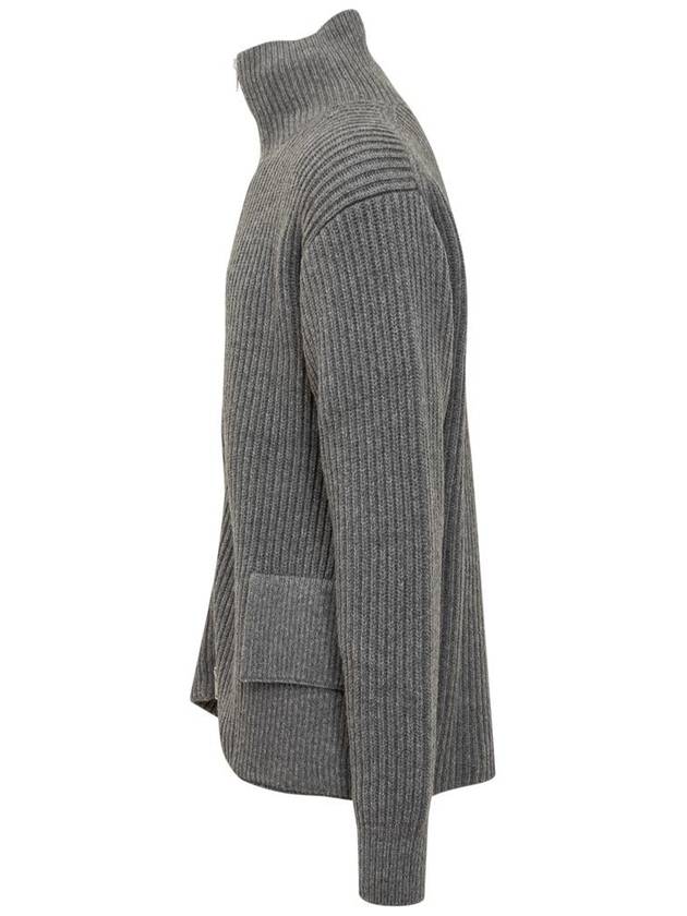 Jil Sander Cardigan With Zip - JIL SANDER - BALAAN 3