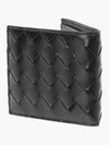 Intrecciato Half Wallet Black - BOTTEGA VENETA - BALAAN 4