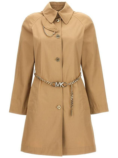 Trench Coat MS320ARDTY250 Beige - MICHAEL KORS - BALAAN 2