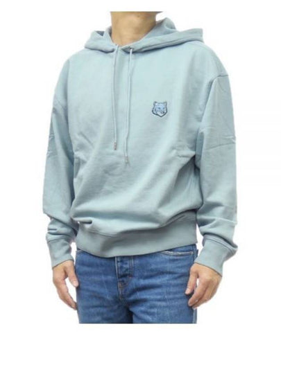 Bold Fox Head Patch Oversize Hoodie Blue - MAISON KITSUNE - BALAAN 2