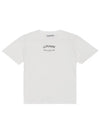 Logo Round Neck Relaxed Short Sleeve T-shirt Bright White - GANNI - BALAAN 2