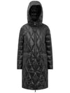 SERILONG Hooded Long Padded Jacket Black 1C000 08 595ZZ 999 - MONCLER - BALAAN 2