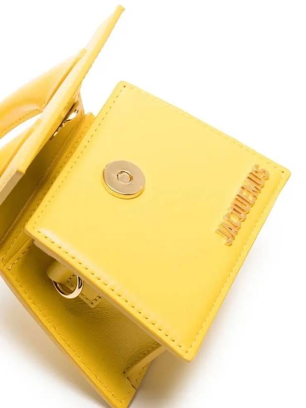 Le Chiquito Signature Leather Mini Tote Bag Yellow - JACQUEMUS - BALAAN 5