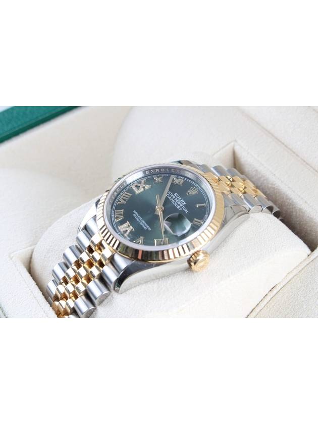 Rolex Datejust 36 Olive Green 69 Diamonds - ROLEX - BALAAN 6