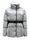 Erault Herault Logo Down Jacket Silver - MONCLER - BALAAN 3