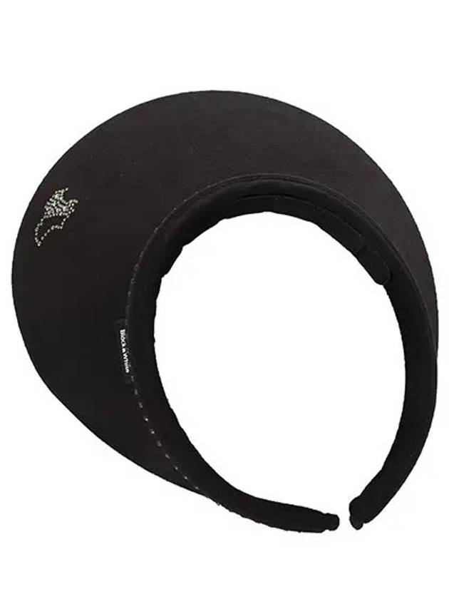 Cubic Logo Visor 8701LBBABLACK - BLACK&WHITE - BALAAN 2