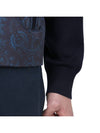 Paisley Embroidered Logo Padding Navy - ETRO - BALAAN 11